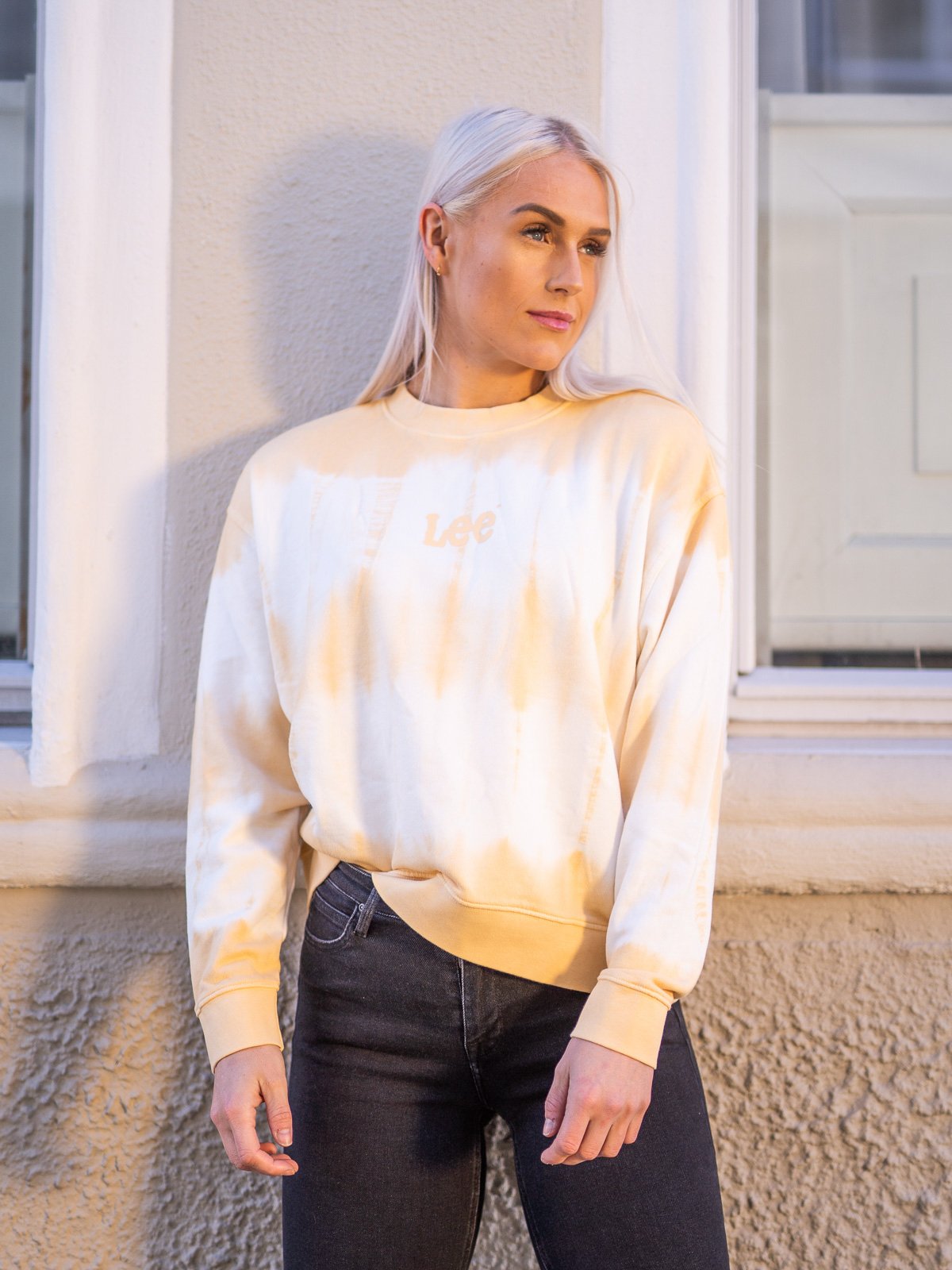 Lee Tie Dye Sweatshirt Golden Beam