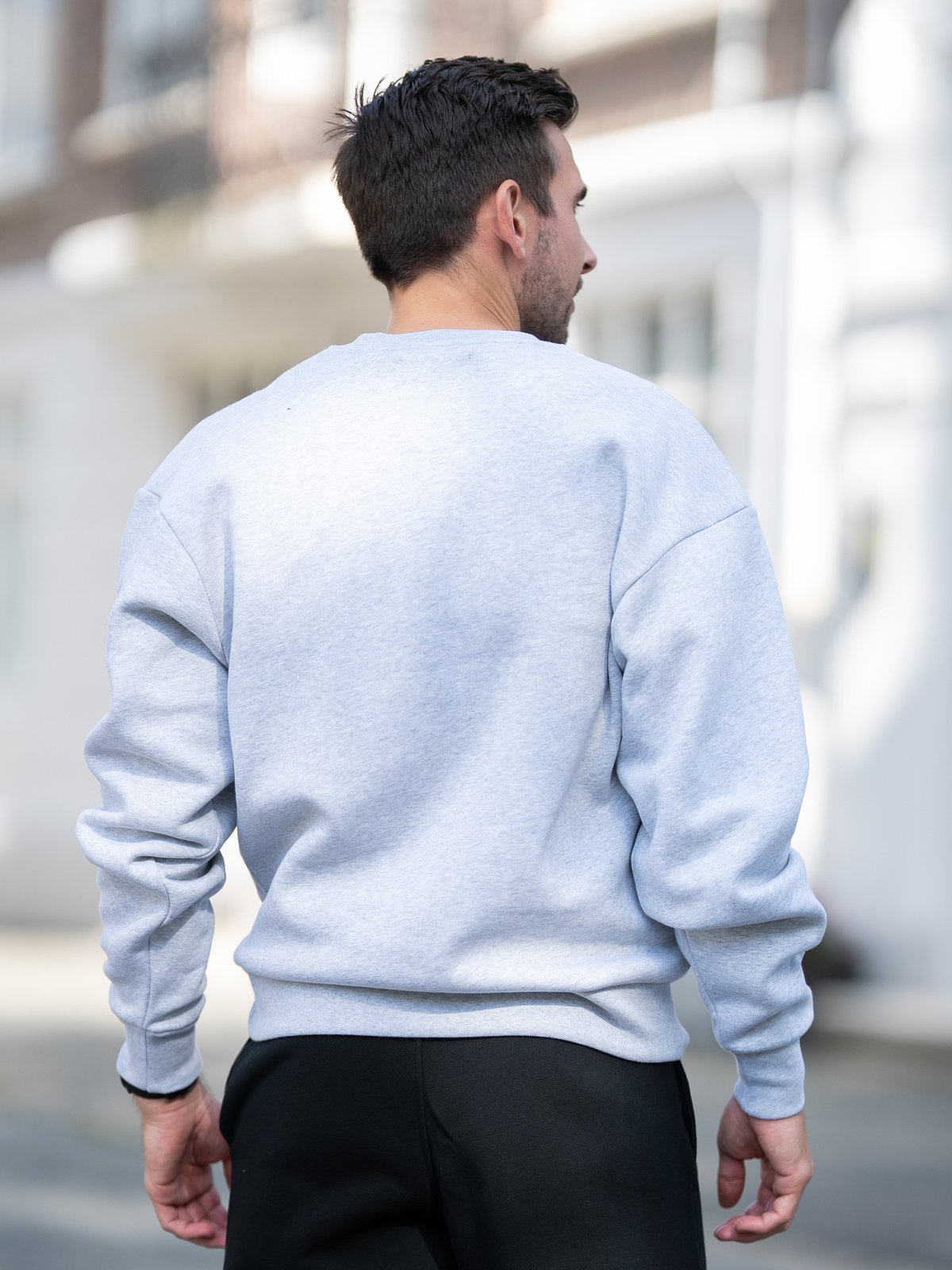 7 DAYS Active Organic Regular Crewneck Heather Grey