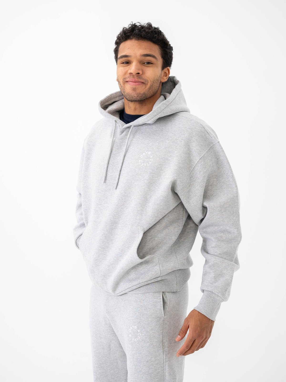 7 DAYS Active Organic Regular Hoodie Heather Grey