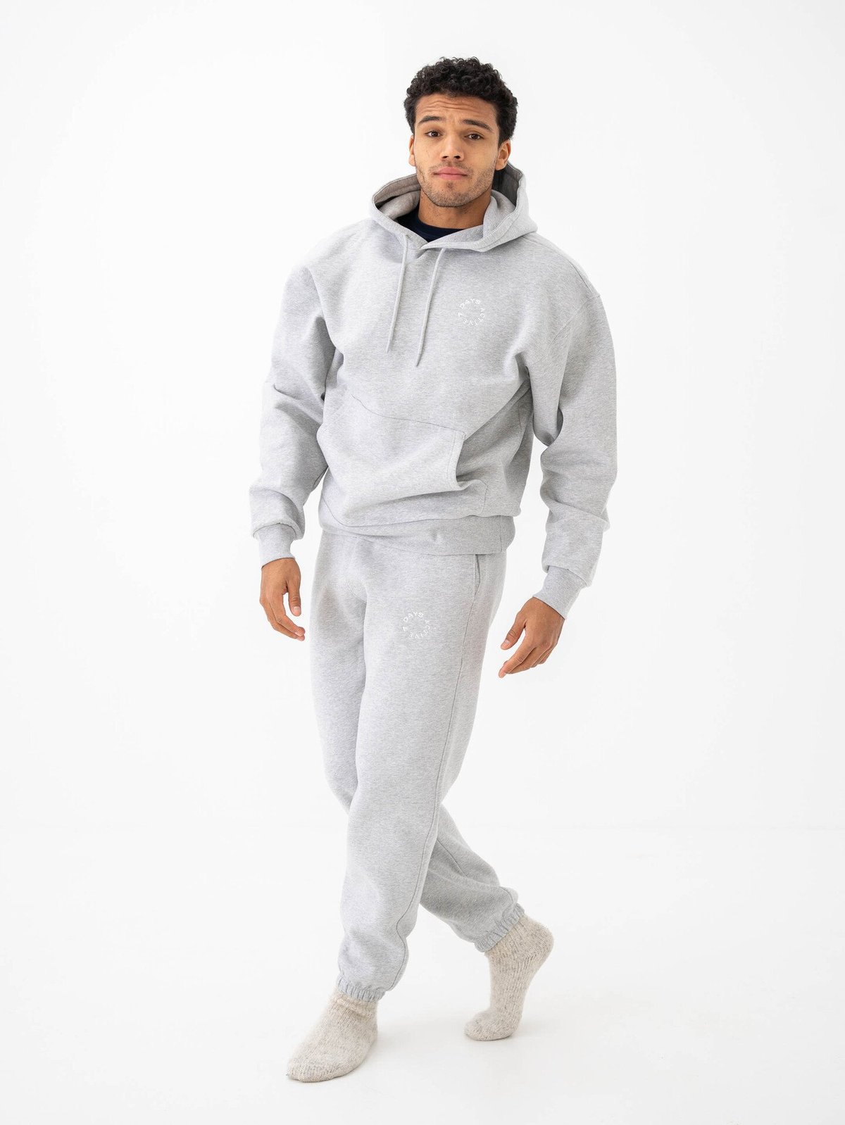 7 DAYS Active Organic Regular Hoodie Heather Grey