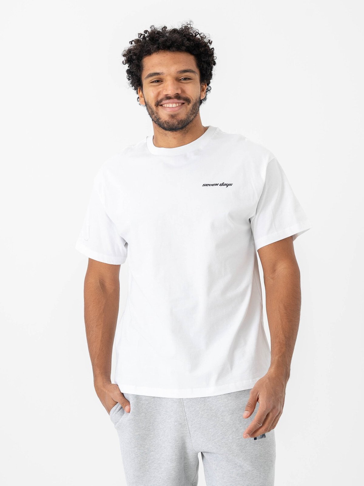 7 DAYS Active Organic Star Tee Brilliant White