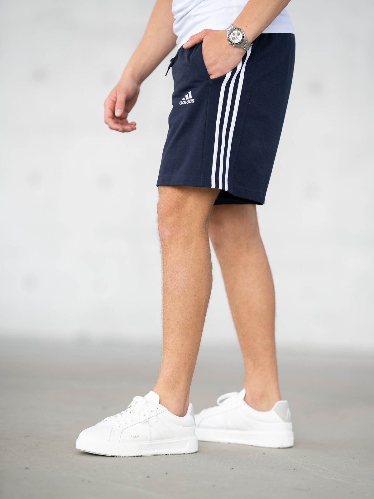 adidas 3-Stripes 7" Shorts Blå