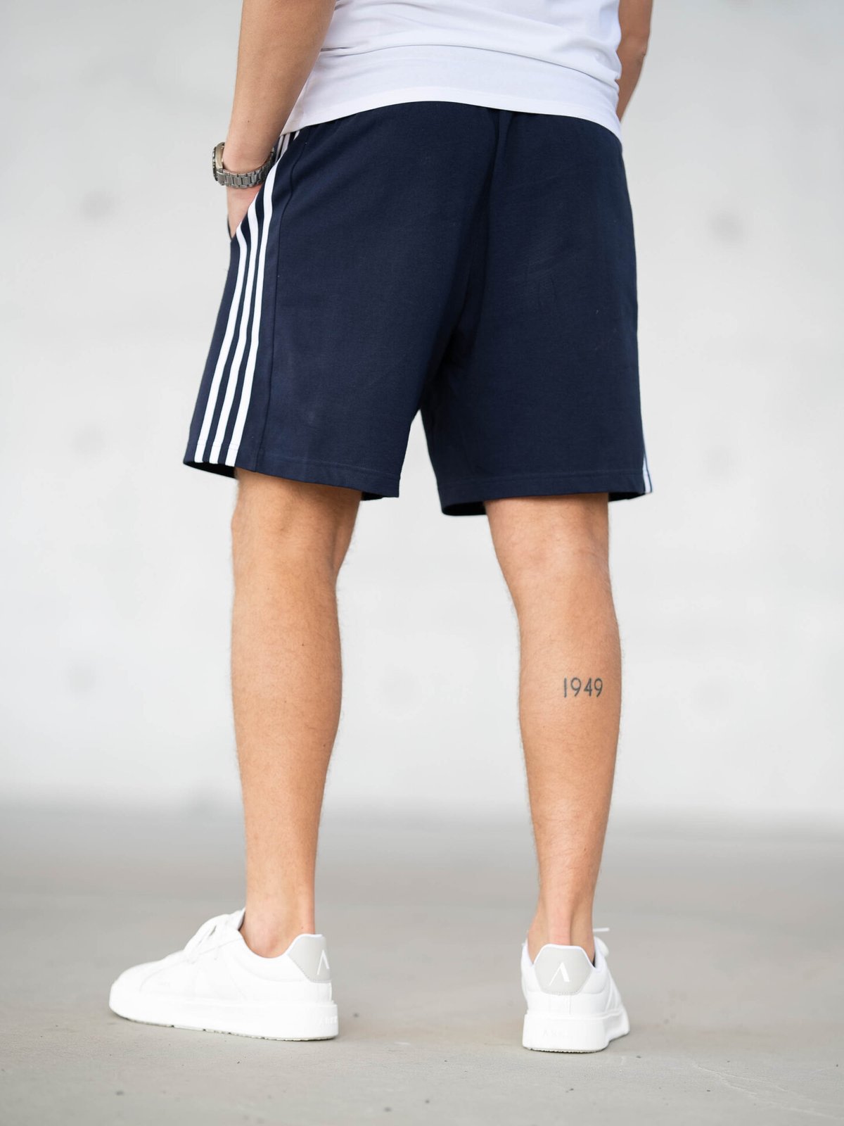 adidas 3-Stripes 7" Shorts Blå