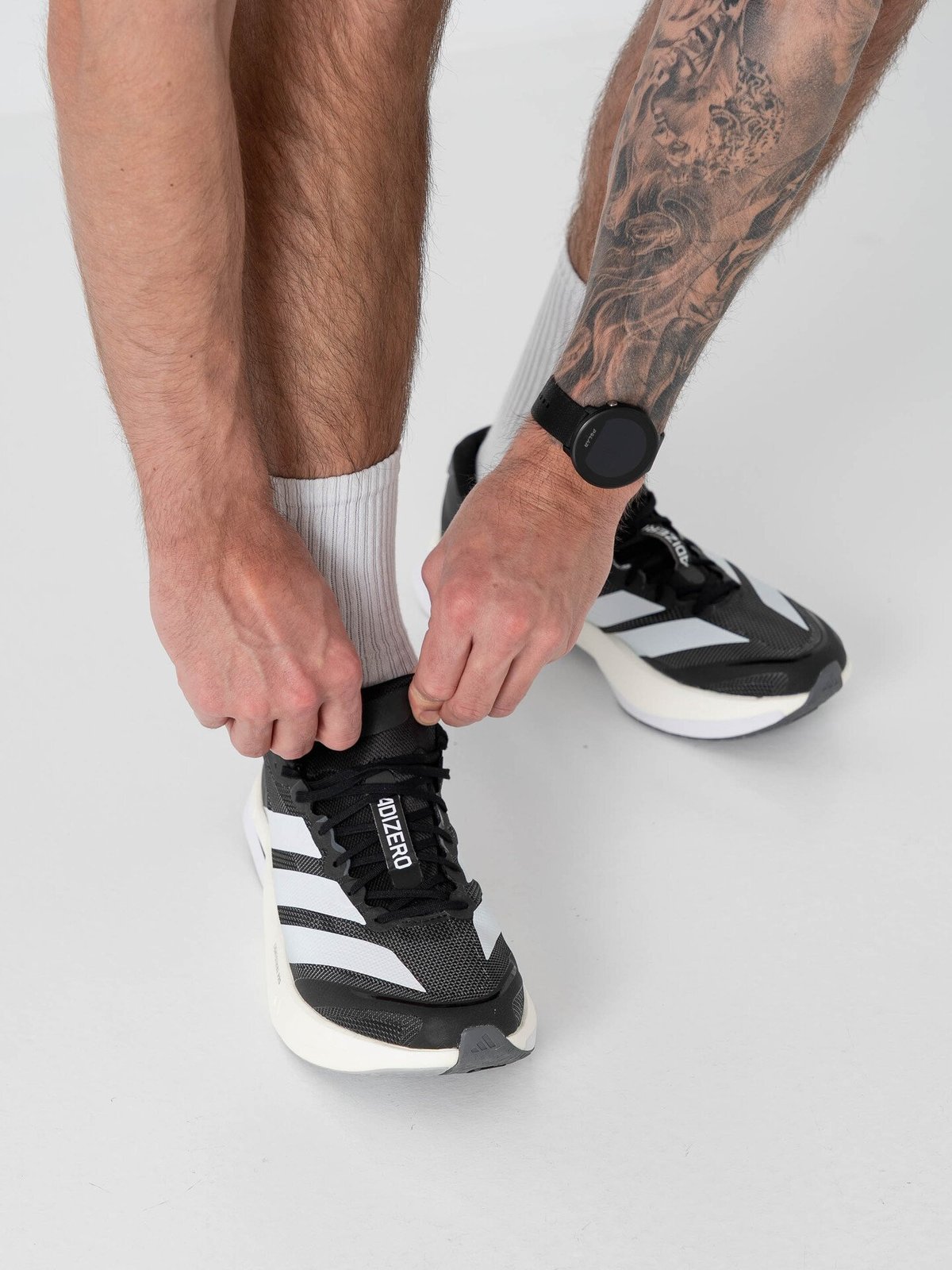 adidas Adizero Boston 13 Black / White / Grey