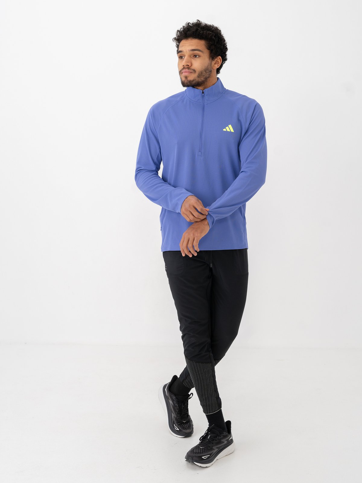 adidas Adizero 1/4 Zip Semi Cobalt Blue