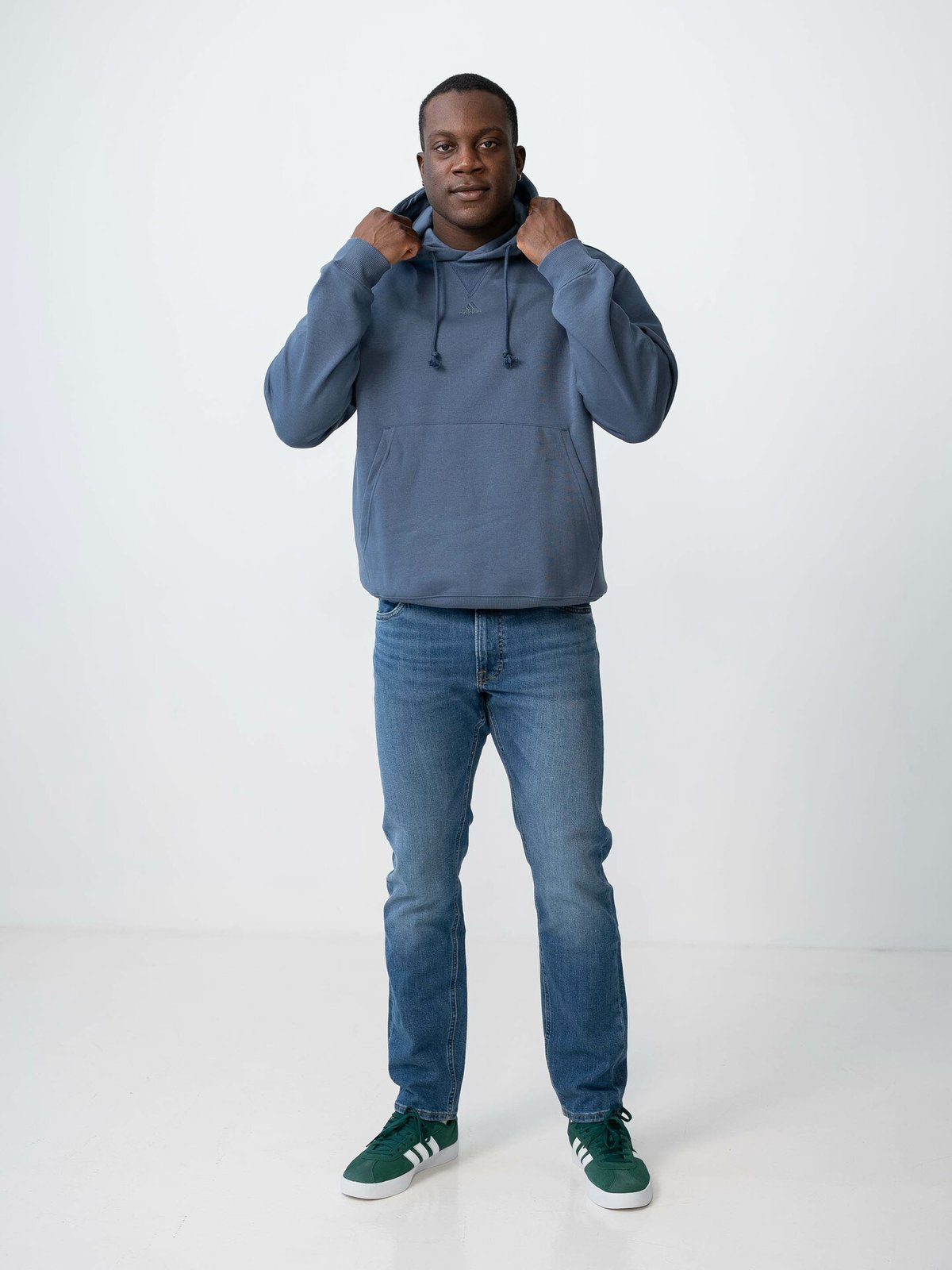 adidas All SZN Hoodie Blå