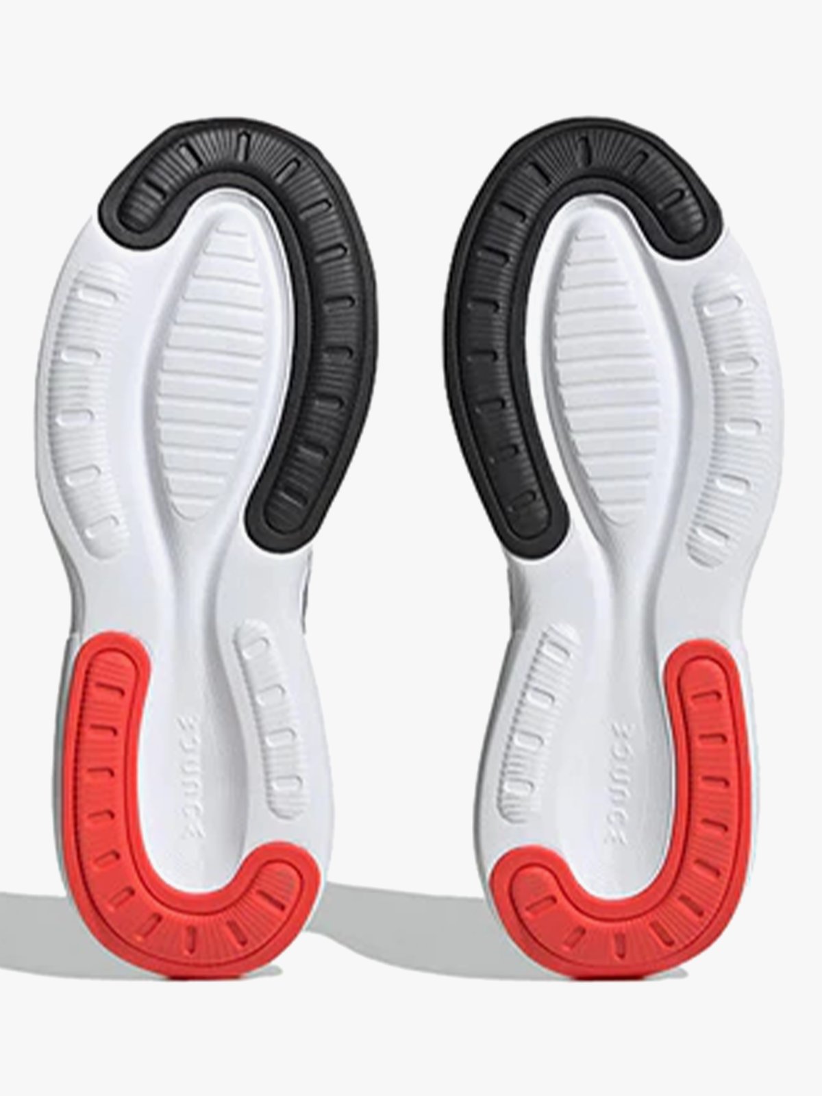 adidas Alphaedge + Cloud White / Silver Metallic / Bright Red