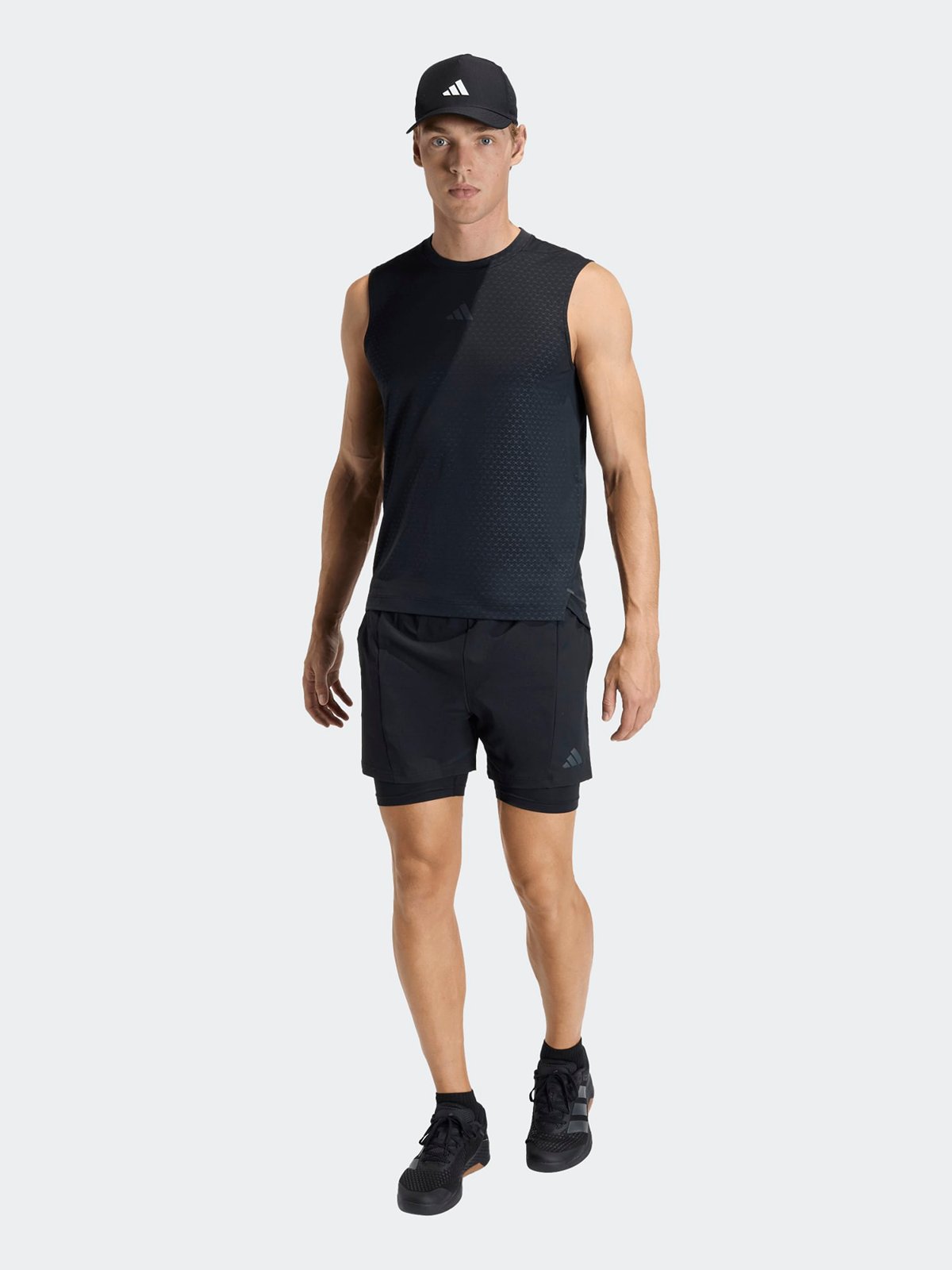 adidas Designed for Training 2-in-1 Shorts Black