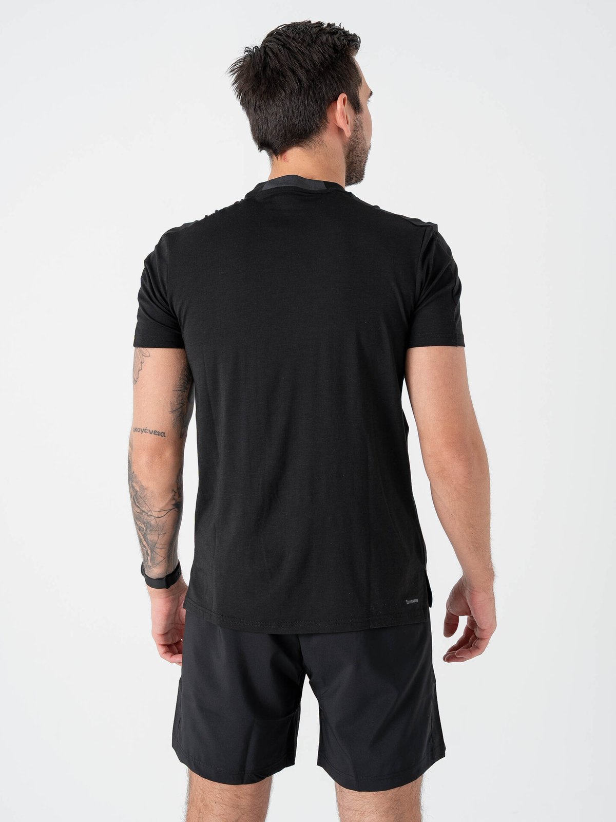 adidas Designed for Training 3-Stripes Tee Black