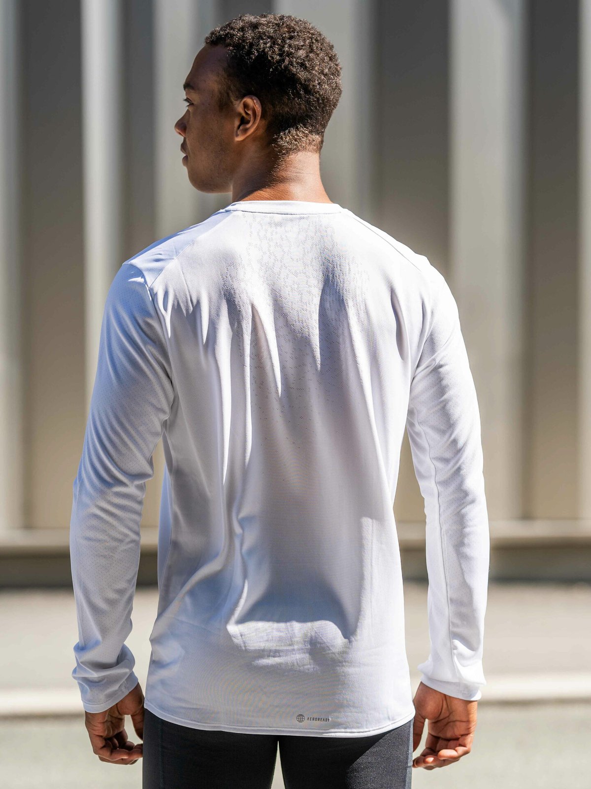 adidas Fast Long Sleeve Tee Hvit