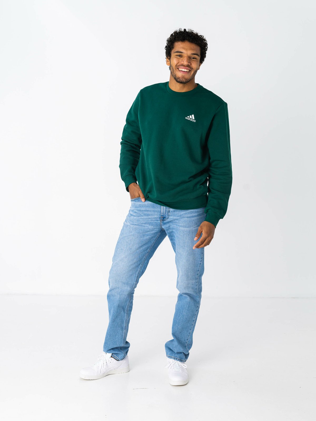 adidas Feelcozy Sweater C green