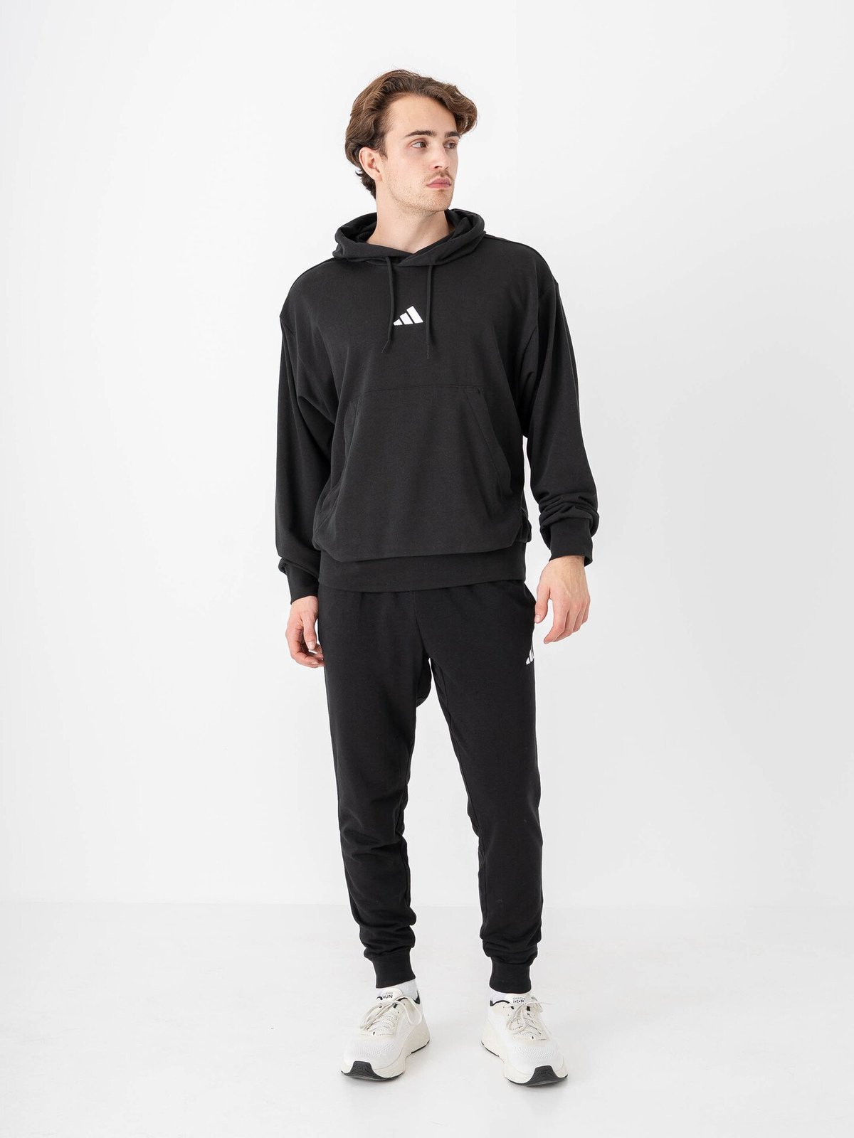 adidas Feelcozy Hoodie Black / White