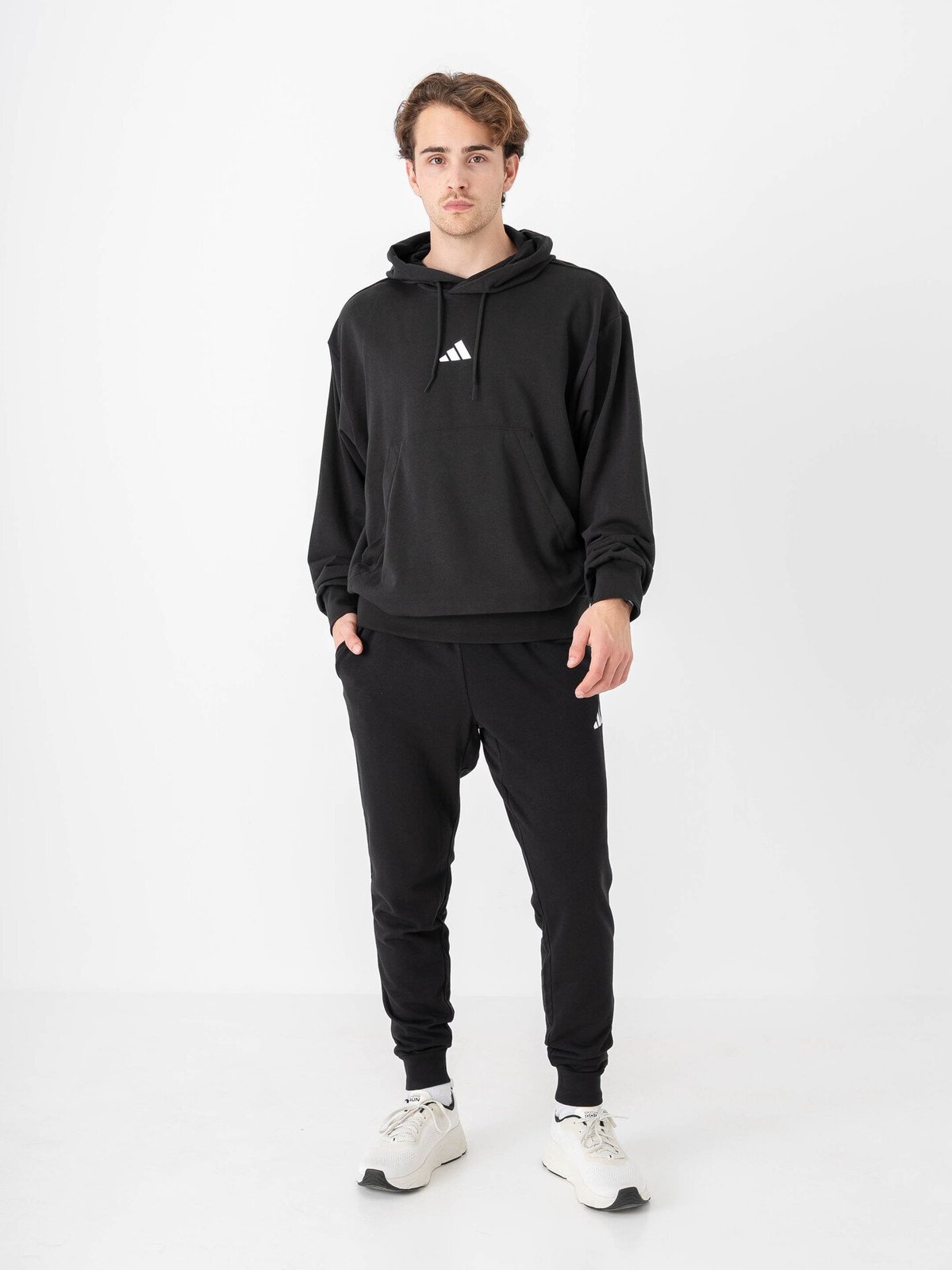 adidas Feelcozy Hoodie Black / White