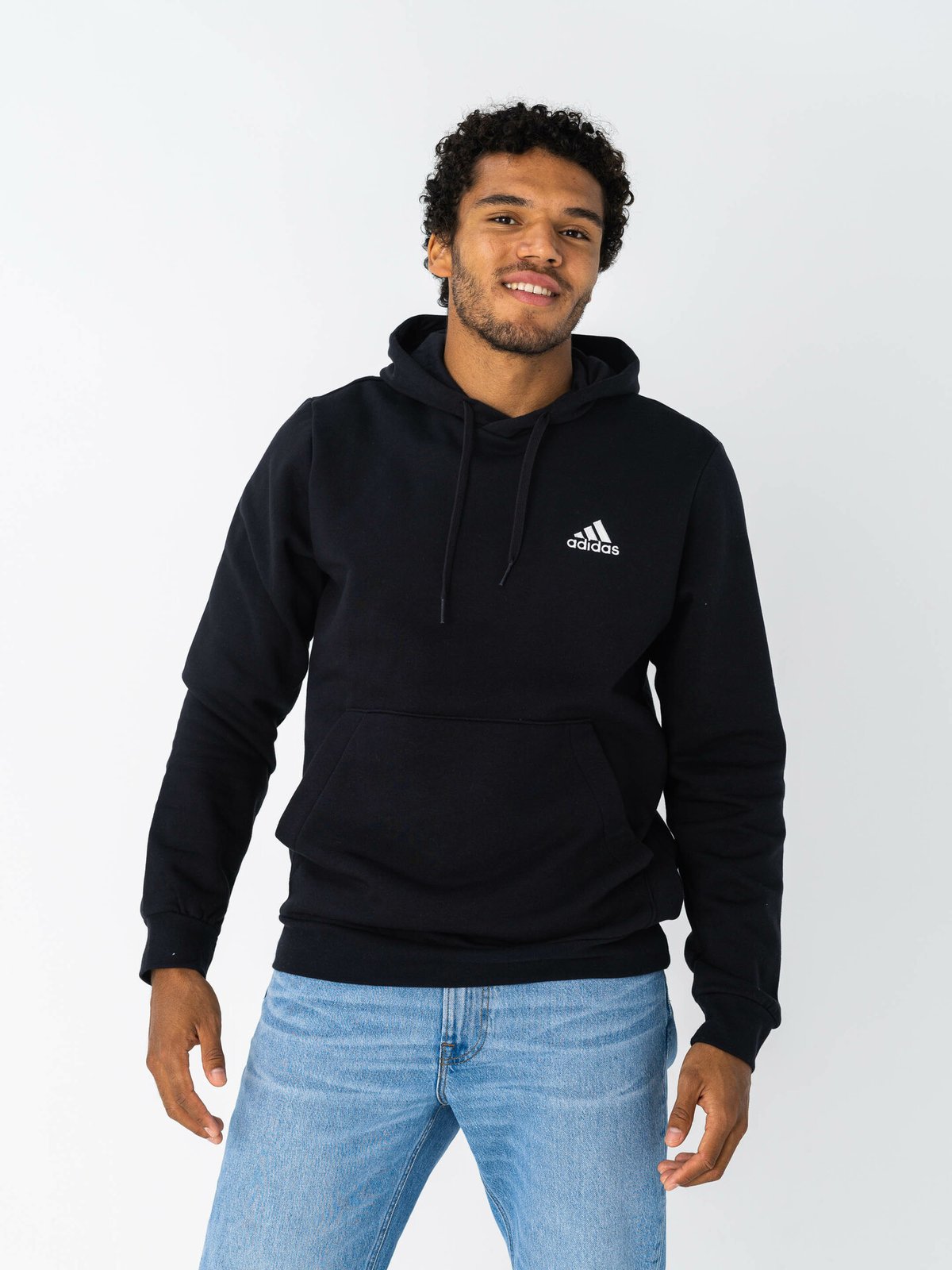 adidas Feelcozy Hoodie Black / White