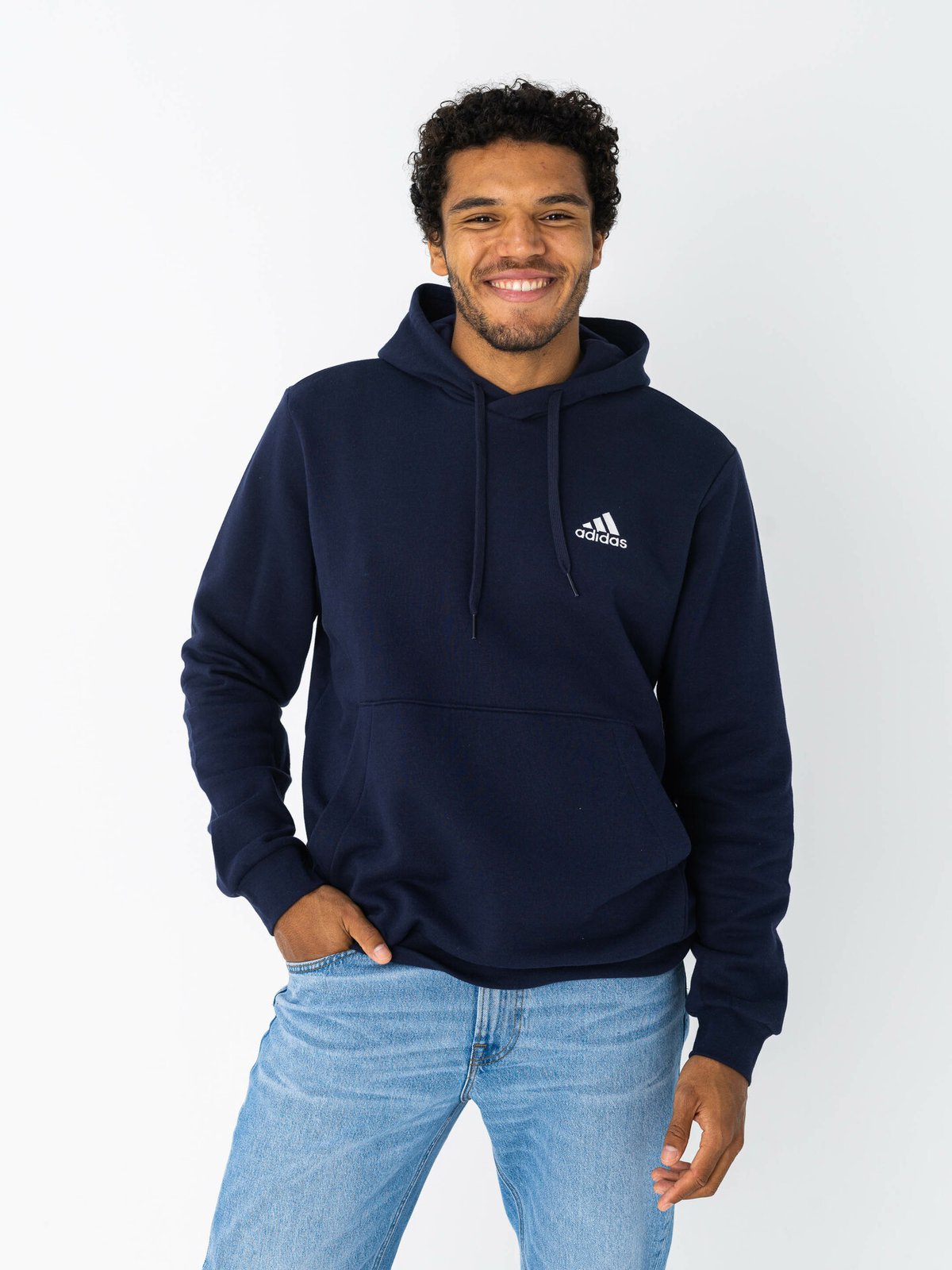 adidas Feelcozy Hoodie Legend Ink / White