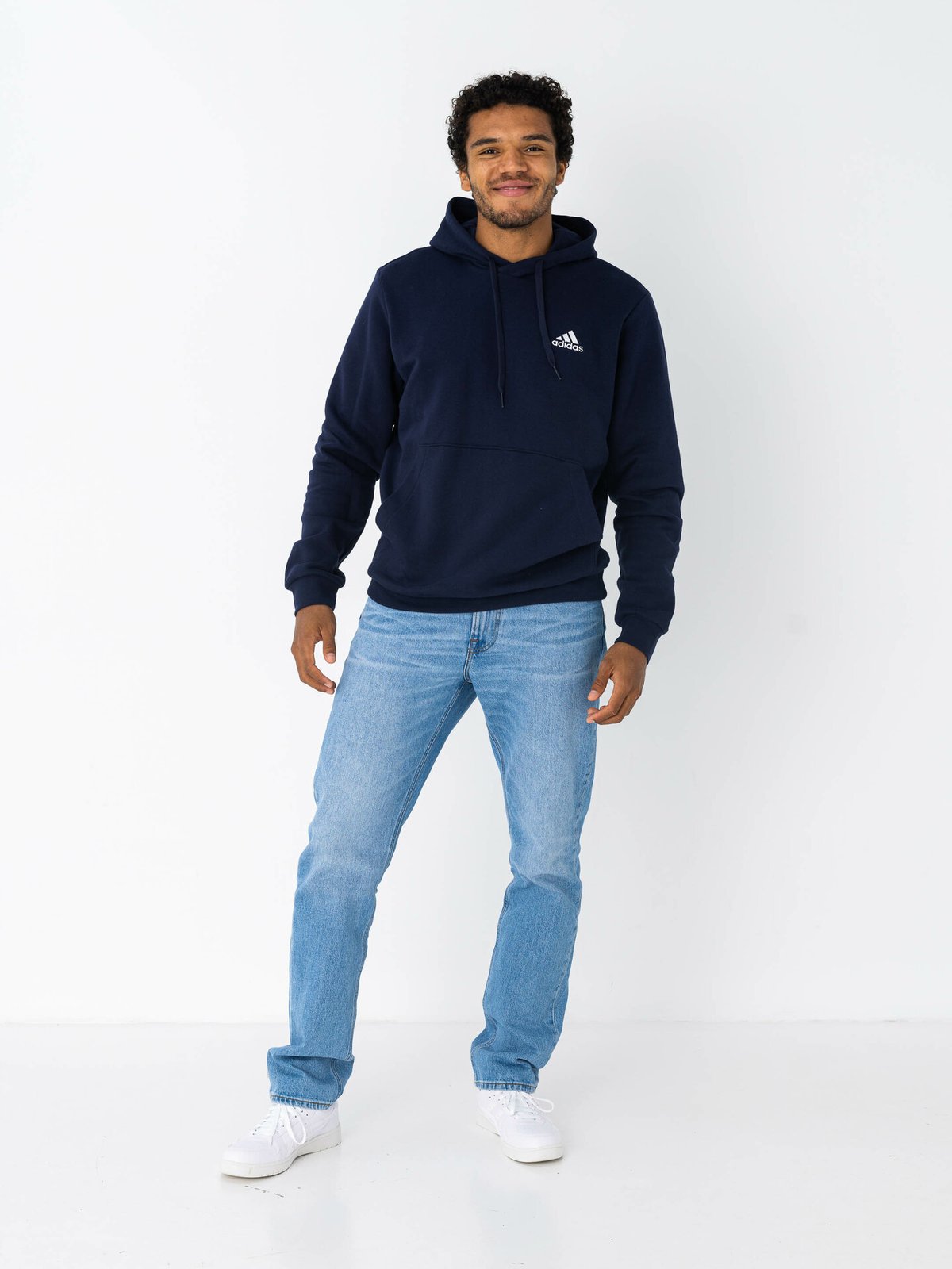 adidas Feelcozy Hoodie Legend Ink / White