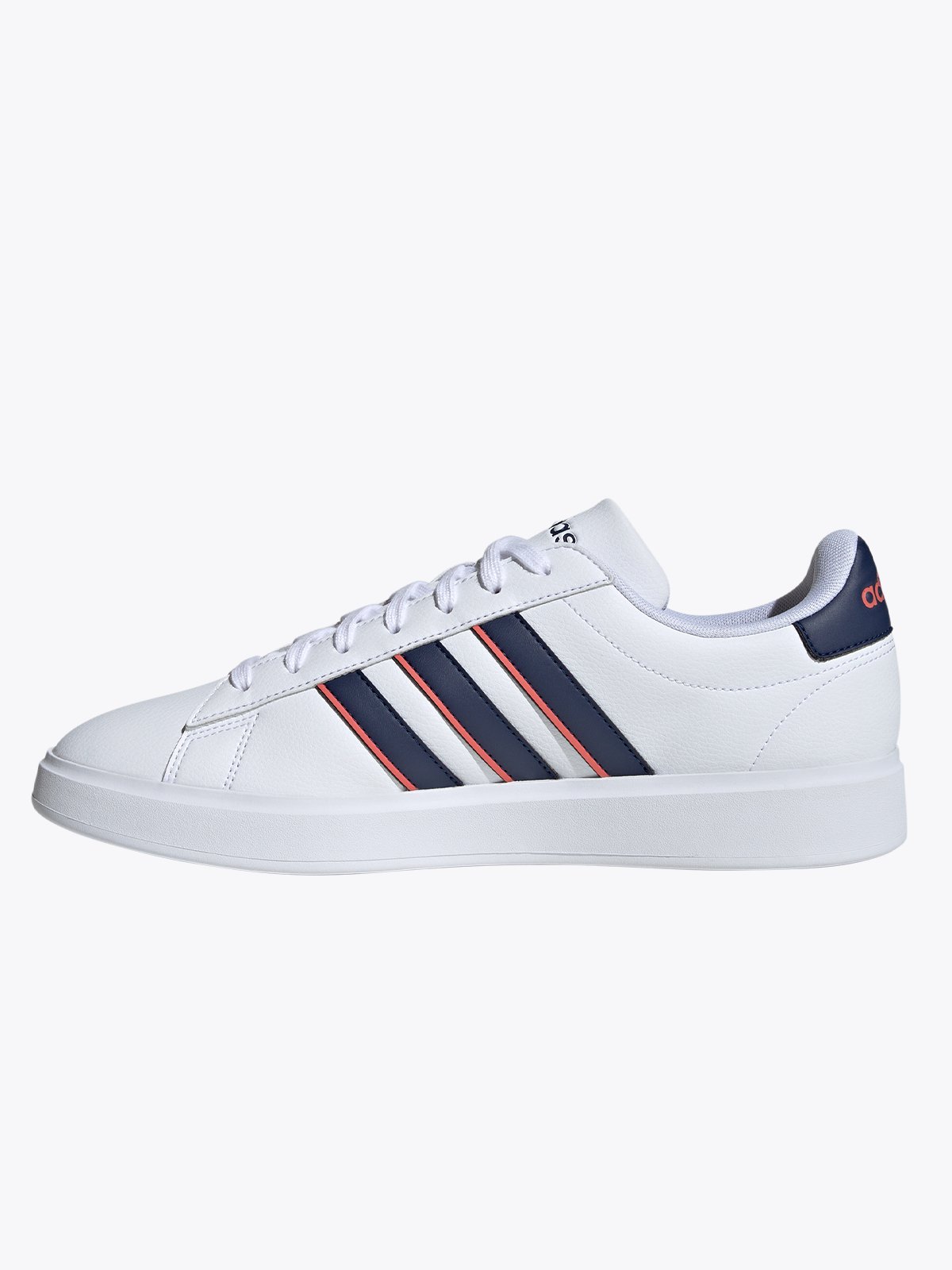 adidas Grand Court 2.0 Cloud White / Dark Blue / Preloved Scarlet