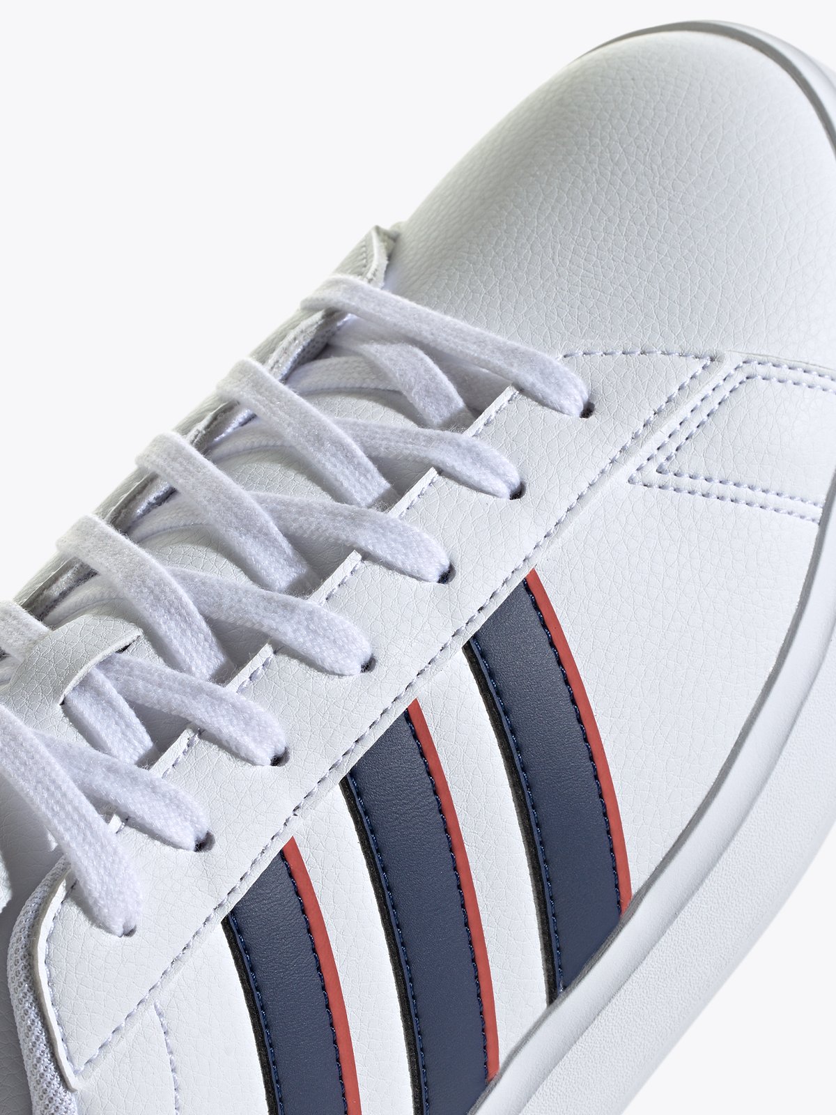 adidas Grand Court 2.0 Cloud White / Dark Blue / Preloved Scarlet