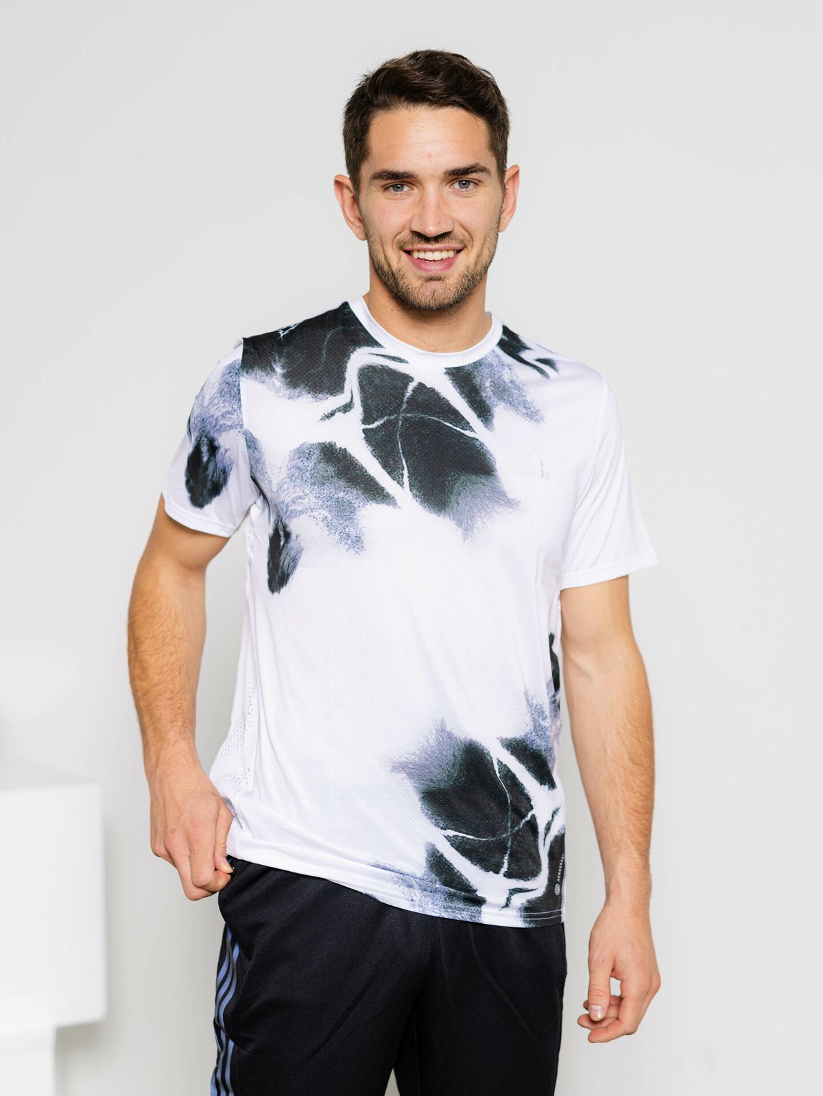 adidas Fast Tee White / Black