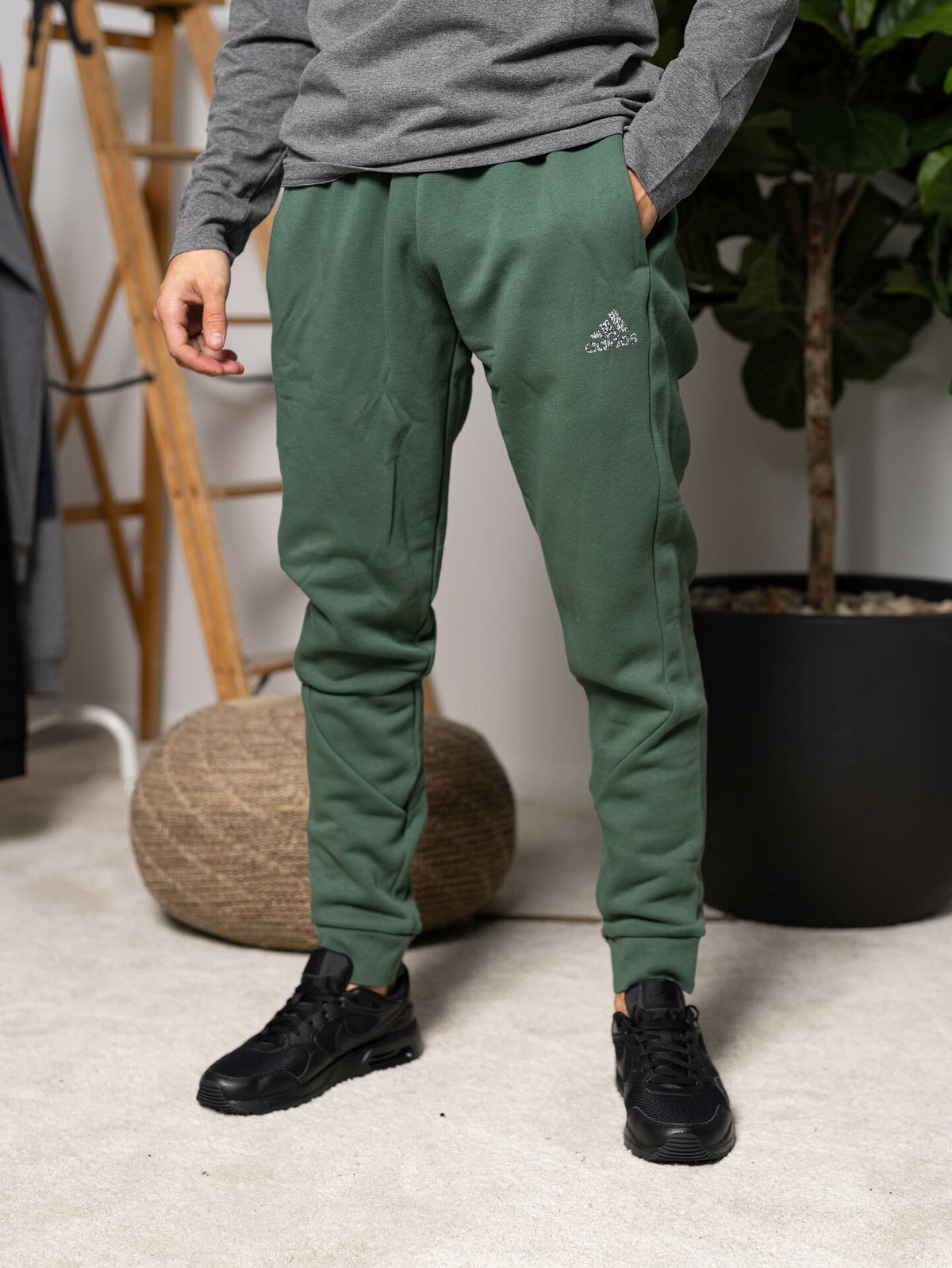 adidas Fleece RecBos Pant Green Oxide