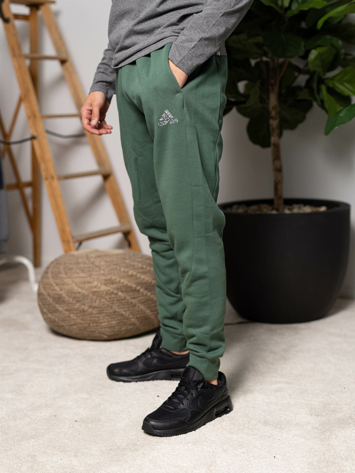 adidas Fleece RecBos Pant Green Oxide