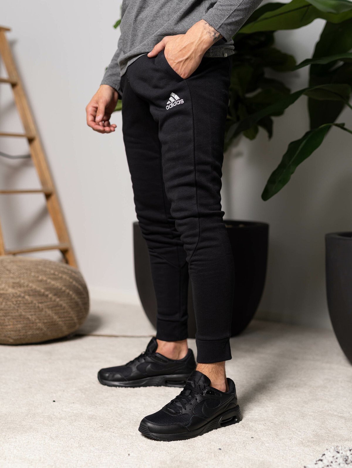 adidas Fleece RecBos Pant Black