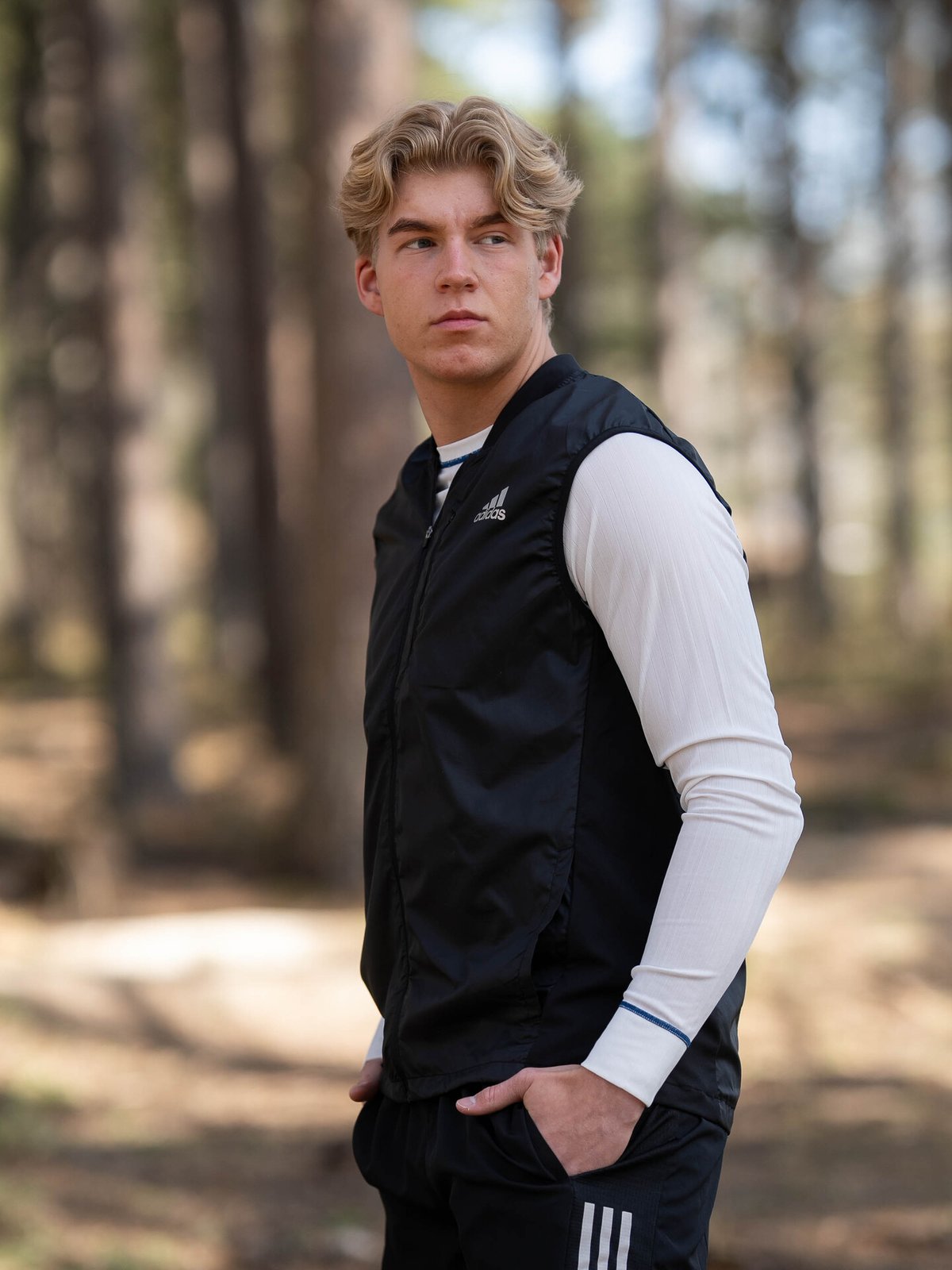 adidas Own The Run Vest Black