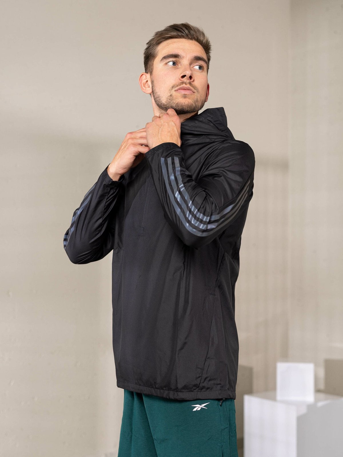 adidas Run Icons Jacket Black