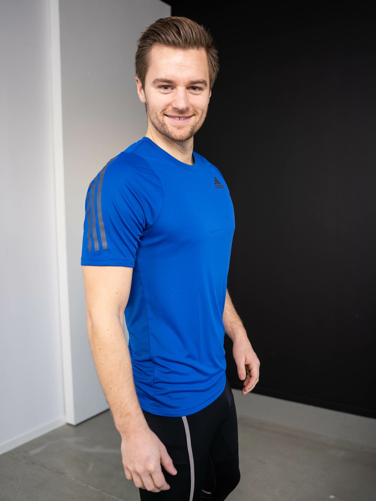 adidas Run Icon Tee Royal Blue