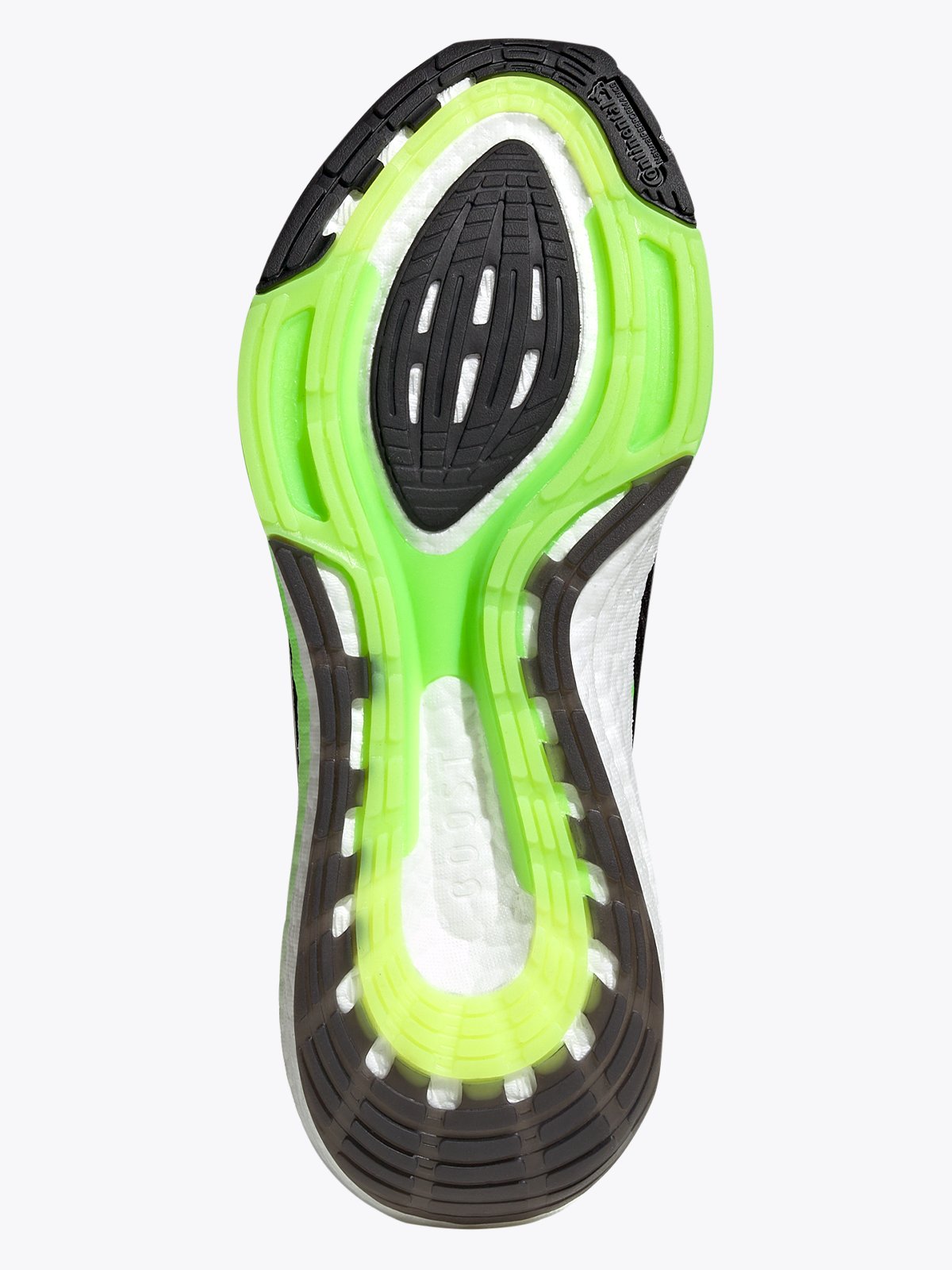 adidas UltraBoost 22 Core Black / Cloud White / Solar Green