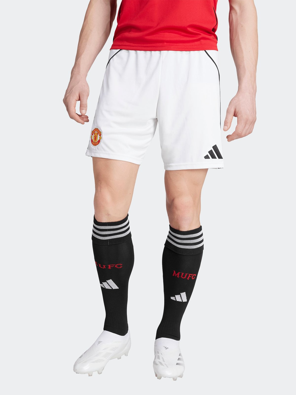 adidas Manchester United 25/26 Home Shorts White