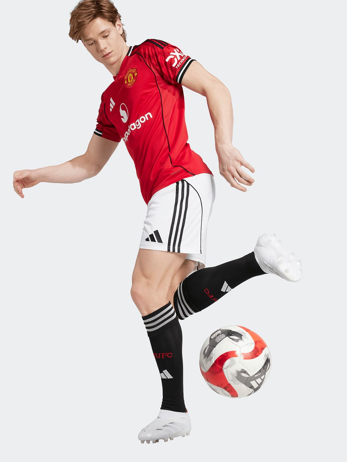 adidas Manchester United 25/26 Home Shorts White