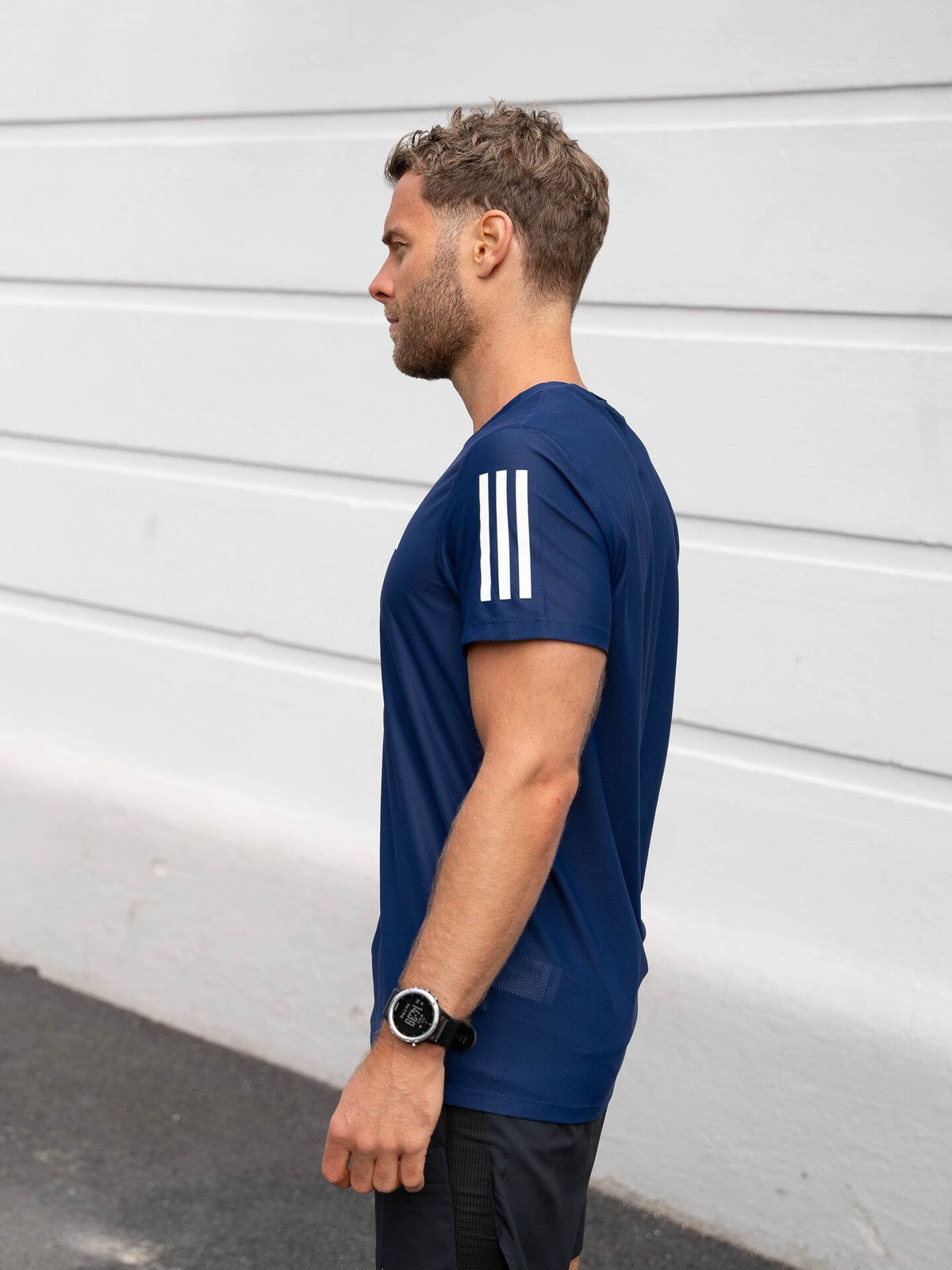 adidas Own The Run B Tee Dark Blue