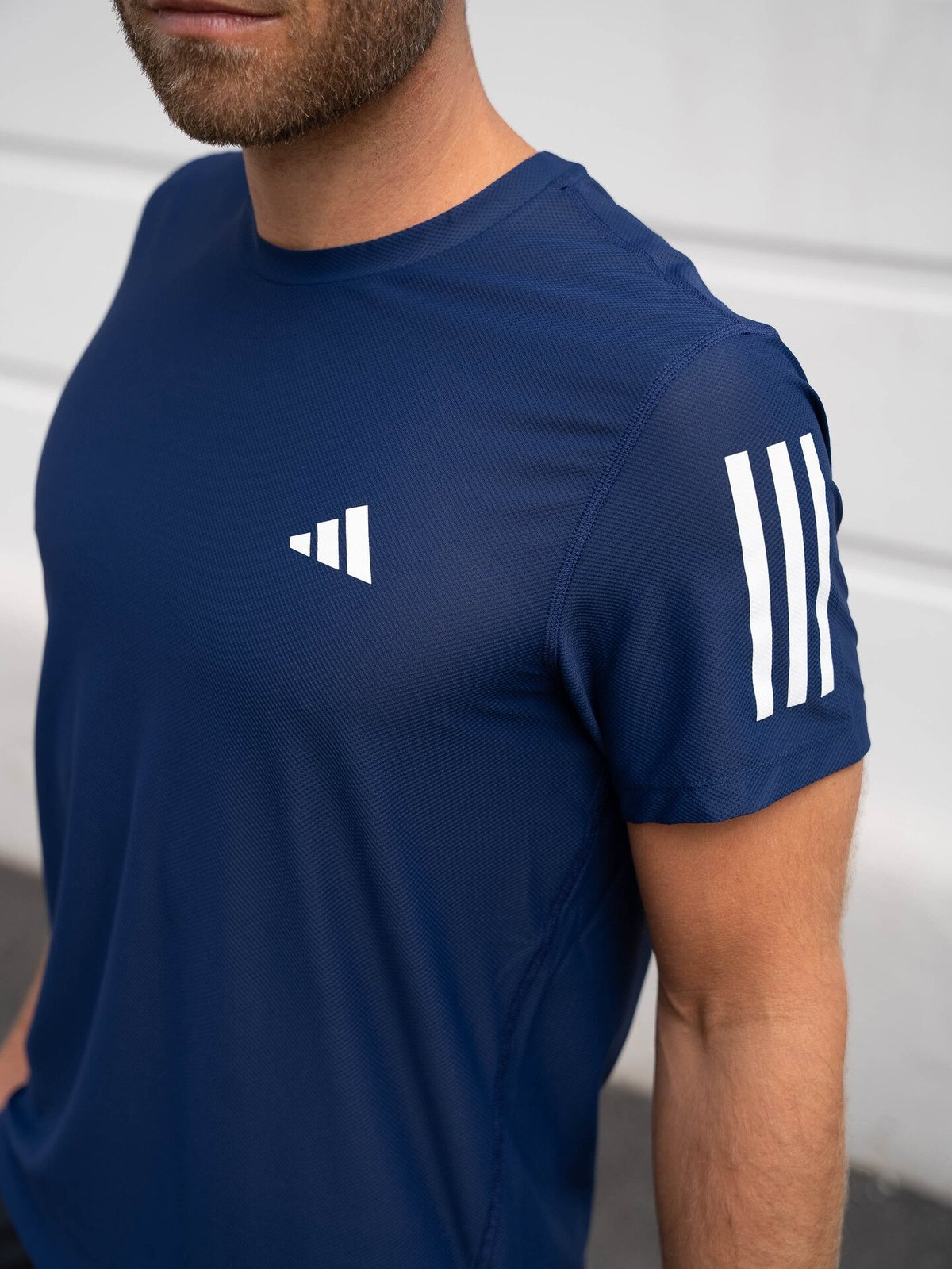 adidas Own The Run B Tee Dark Blue