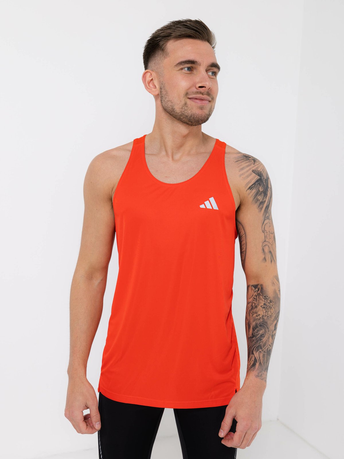 adidas Own The Run Singlet Rød