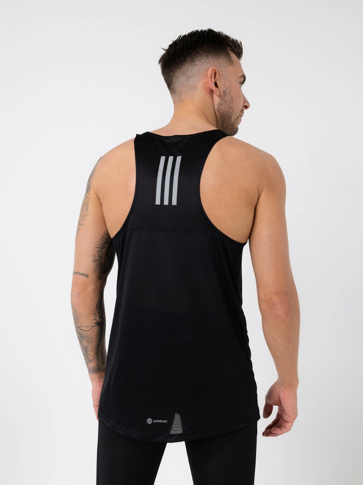 adidas Own The Run Singlet Black