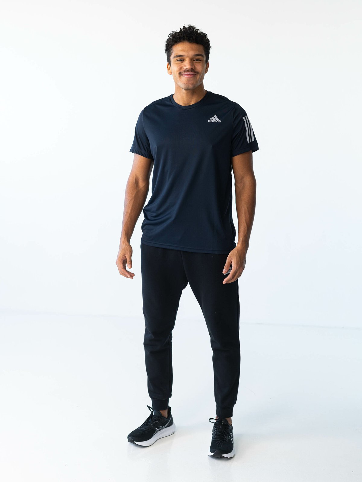 adidas Own The Run Tee Blå