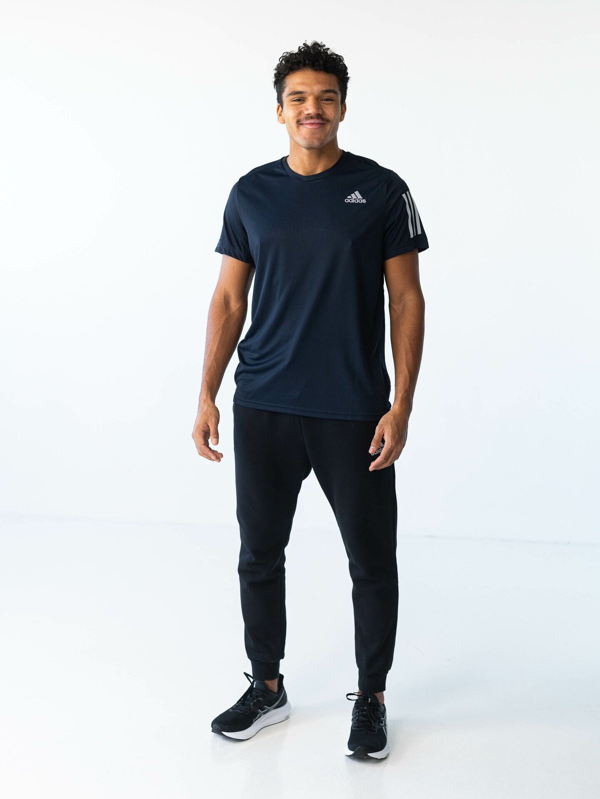 adidas Own The Run Tee Blå