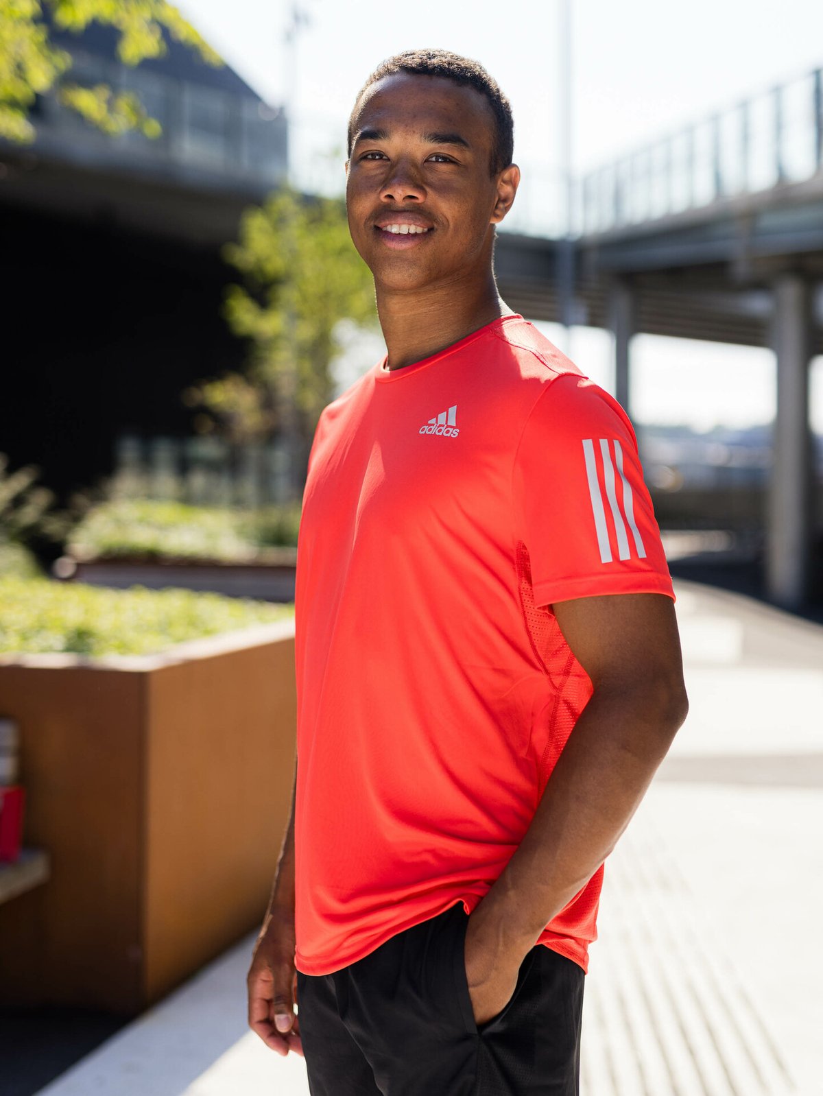 adidas Own The Run Tee Brired/refsil