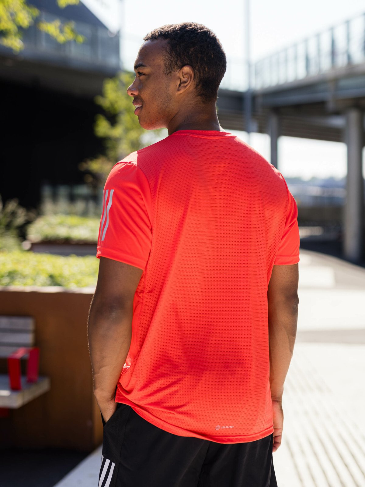 adidas Own The Run Tee Brired/refsil