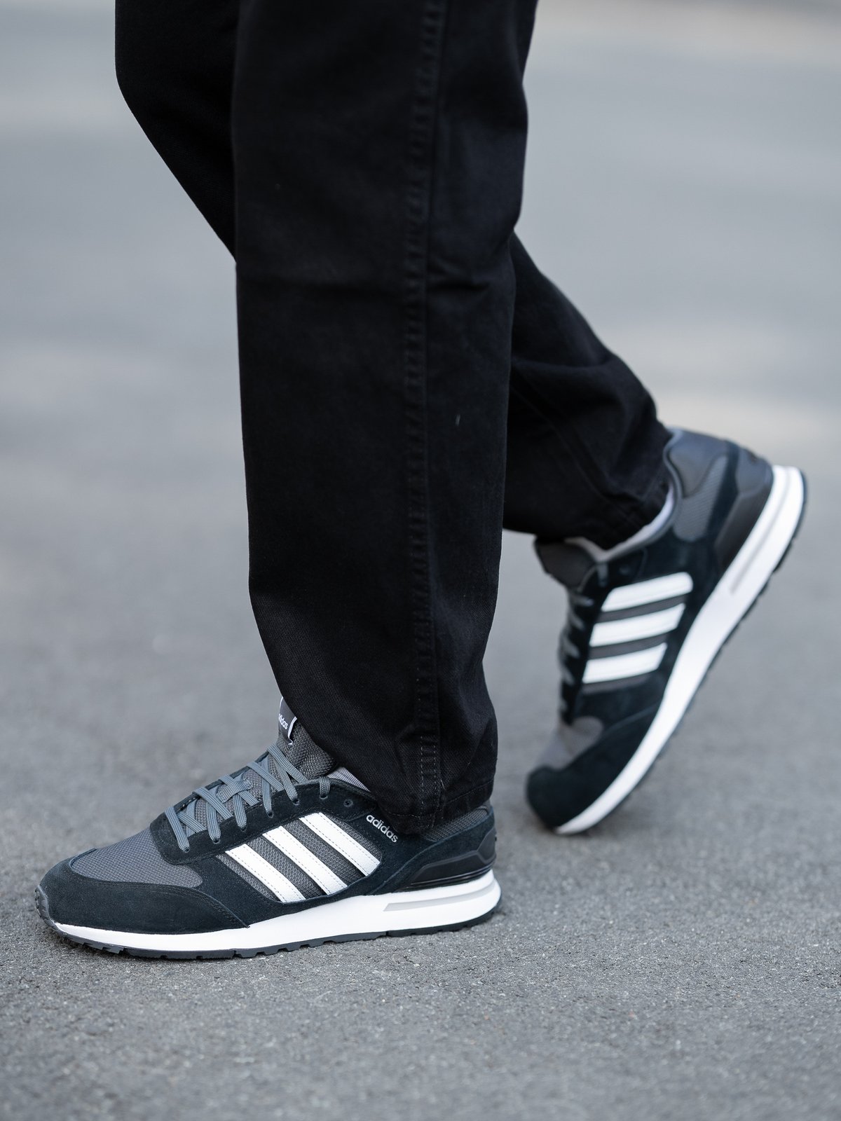 adidas Run 80s Core Black / Cloud White / Grey Six