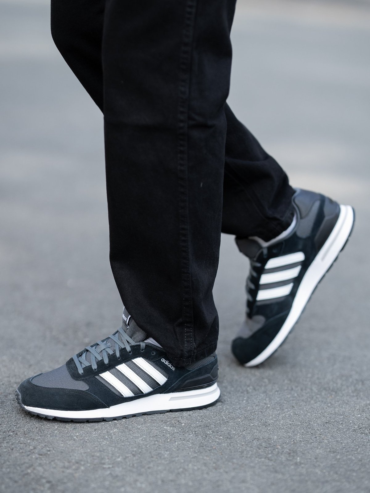 adidas Run 80s Core Black / Cloud White / Grey Six
