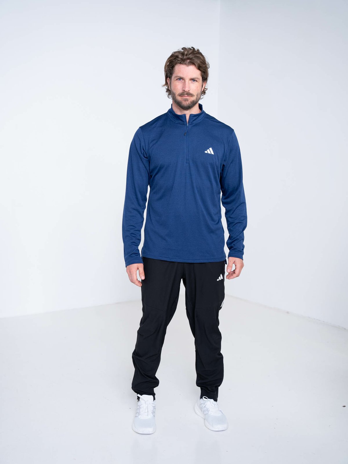 adidas TR-ES 1/4 Zip Blå