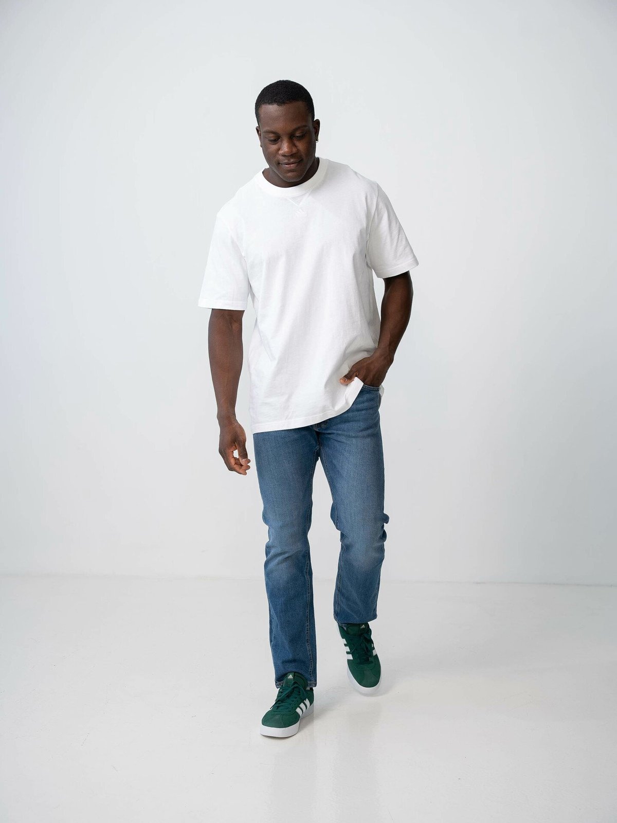 adidas VL Court 3.0 Collegiate Green / Cloud White / Wonder Silver