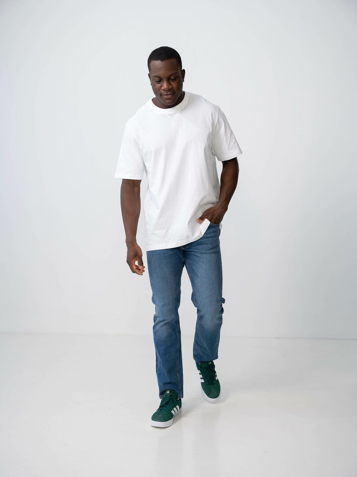 adidas VL Court 3.0 Collegiate Green / Cloud White / Wonder Silver