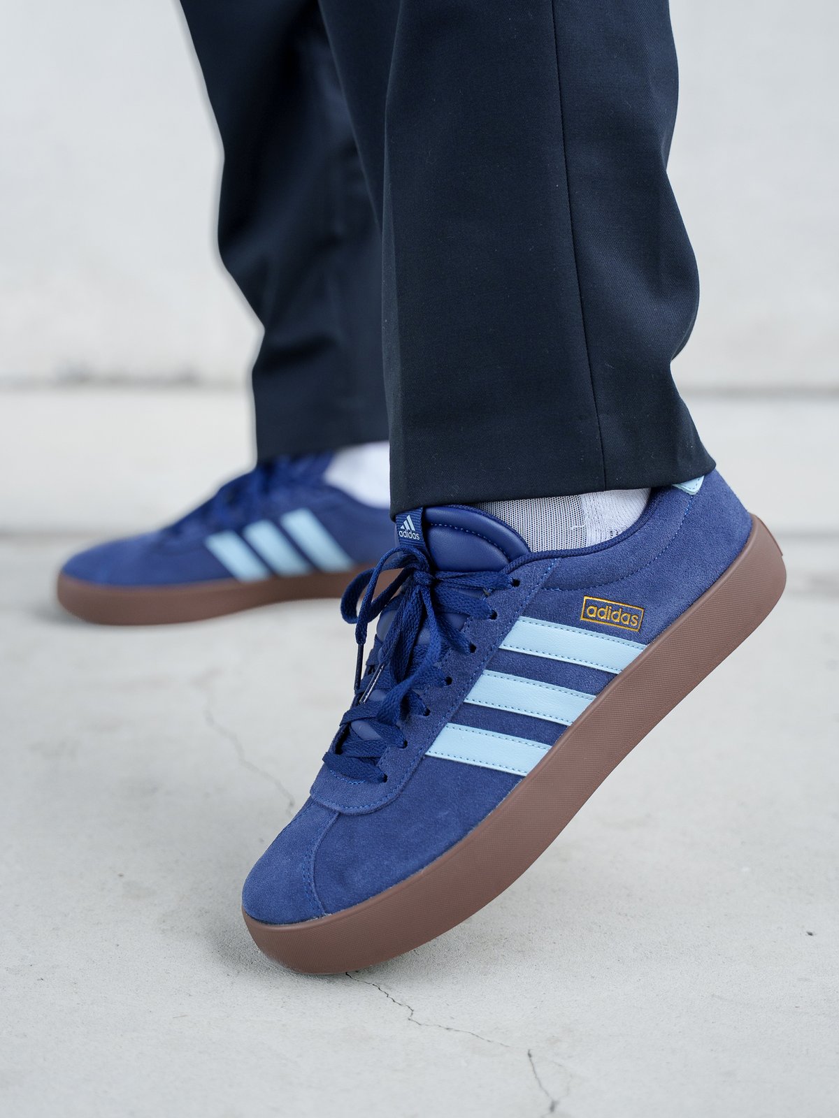 adidas VL Court 3.0 Dark Blue / Clear Sky / Gold Metallic