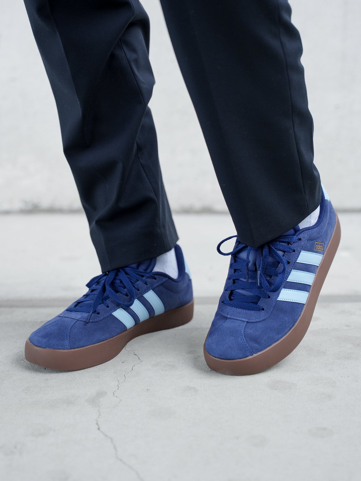adidas VL Court 3.0 Dark Blue / Clear Sky / Gold Metallic