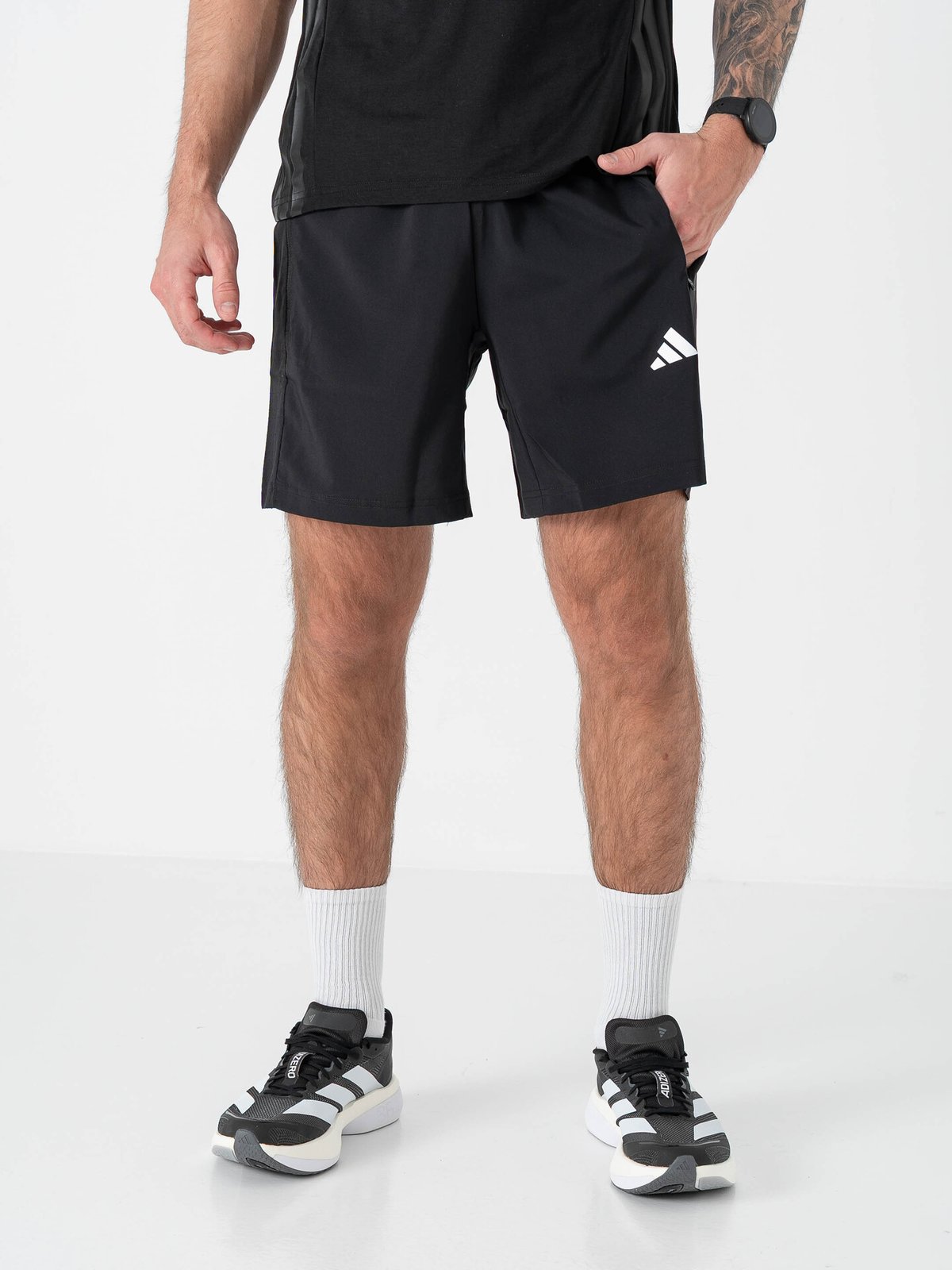 adidas Workout Essentials Woven Shorts Black
