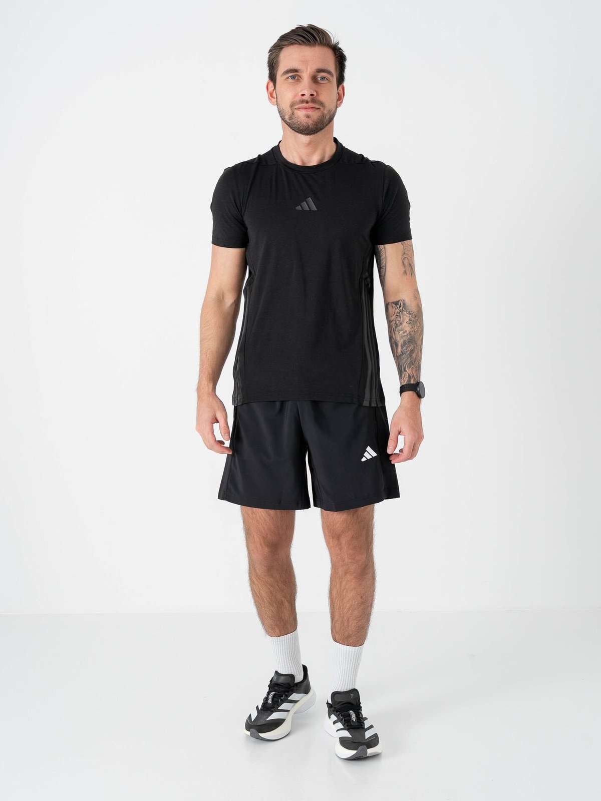 adidas Workout Essentials Woven Shorts Black