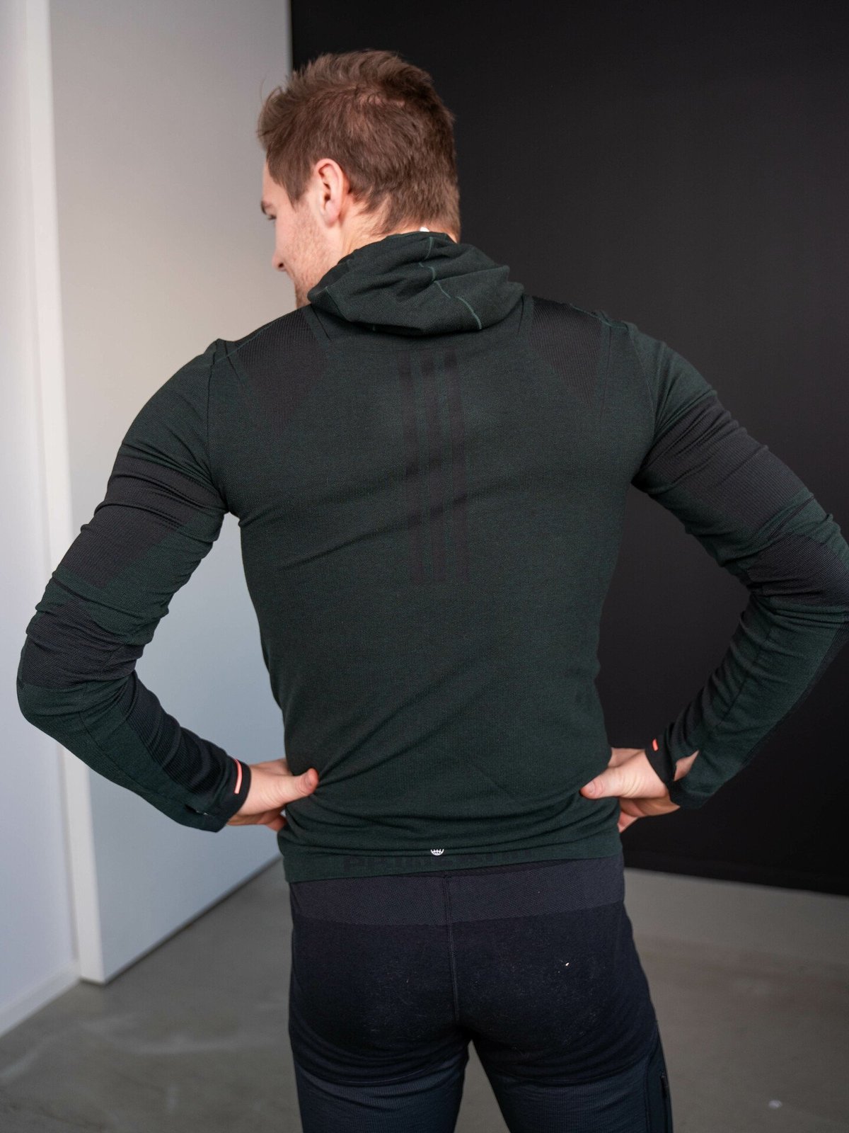 adidas X-CITY Long Sleeve Shadow Green / Black